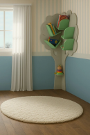 Bibliothèque en arbre à fixer sur lits Mathy by Bols