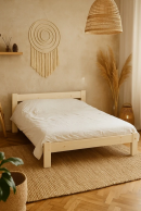 Bois de lit 140x190 Sacha en sapin non traité