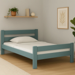 Cadre de lit 140x190 sans sommier en bois massif