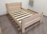 Lit en bois massif 120 cm de largeur fabriqué en France sur mesure