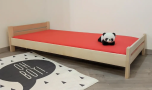Lit enfant 2-3 ans en bois de hêtre massif naturel