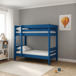 Lit superposé en bois avec rambarde