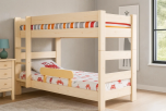 Lit superposé séparable compact en bois massif