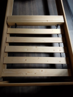 Sommier bois massif à lattes de sapin type fagot