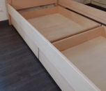 Paire de tiroirs en bois massif pour lits enfants Couleurs Bois