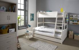 Chambre enfant écologique avec superposés 90 et 140 Lifetime