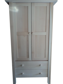 Armoire en bois massif écologique pour bébé ou enfant