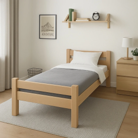 Lit 190 Jules fabriqu&eacute; en France par CouleursBois