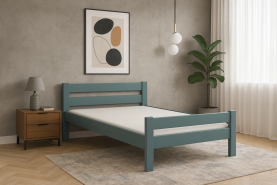 Lit bois 140x190 Maxime avec nombreuses couleurs