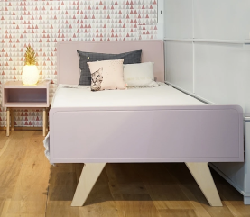 Lit enfant design avec pieds compas Mathy by Bols Madavin
