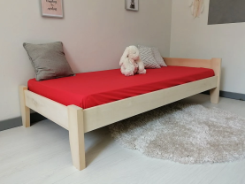 Lit enfant bois 90x190 cm en massif