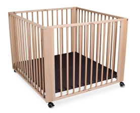 Parc pliable en hêtre massif