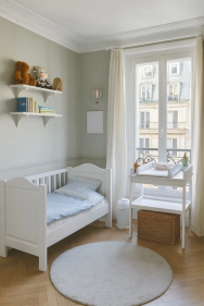 Lit bébé bois brut ou en couleur en sapin massif