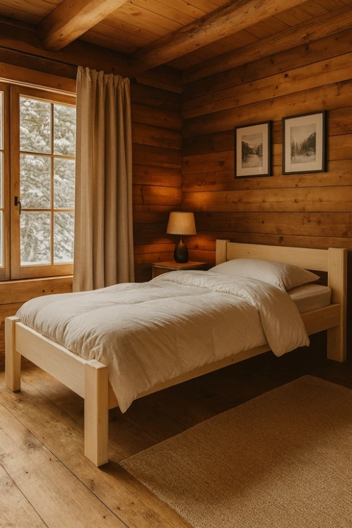 Lit 90x190 pas cher Sacha simple et &eacute;conomique