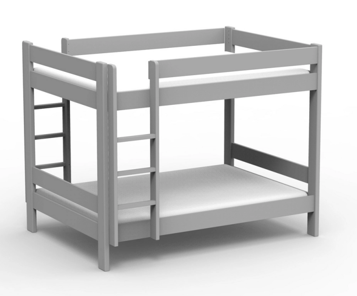 Lit 4 places version superpos&eacute; avec 2 &eacute;chelles