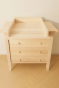 Commode à langer bois naturel