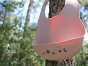 Bavoir silicone avec r&eacute;cup&eacute;rateur rose clair Cosmic The Cotton Cloud