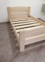 Lit 120x200 en bois massif fabriqu&eacute; en France