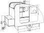 Llit enfant Caravane - dimensions