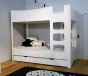 Lit mezzanine ado Fusion Mathy by Bols avec tiroir