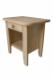 Table de chevet bois naturel