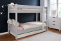 Lit superposé avec tiroirs